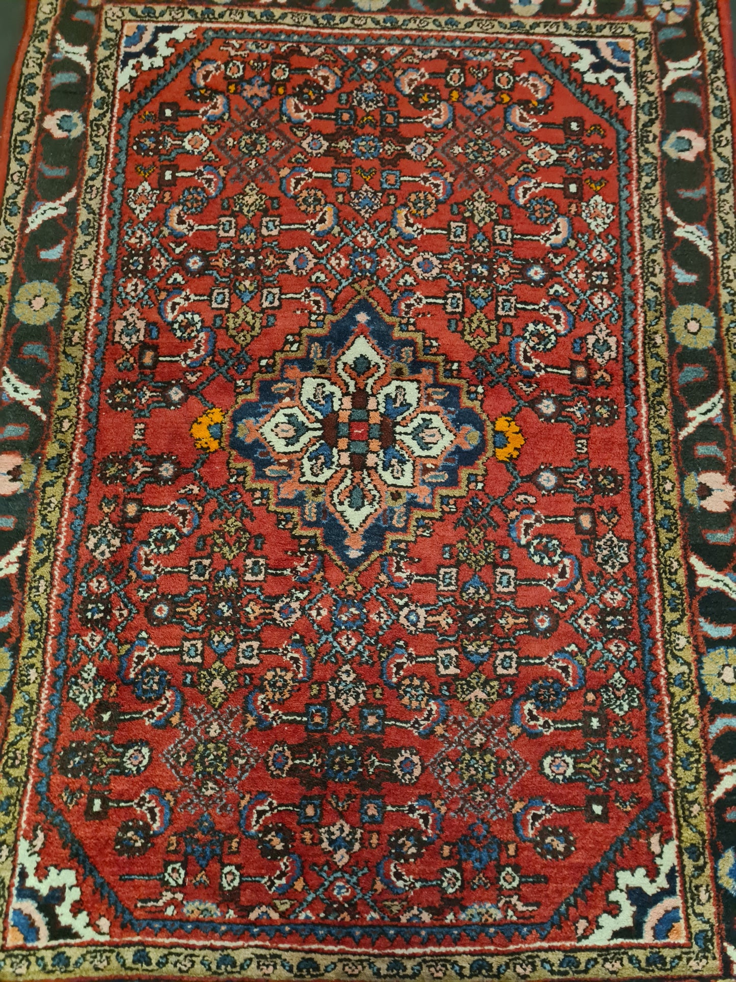 Perserteppich Orientteppich Handgeknüpfter Teppich Malaya antik 160x113cm