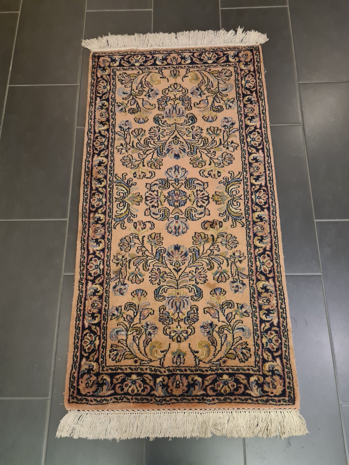 Perserteppich Orientteppich Handgeknüpfter Teppich Indo Sarough 145x75cm