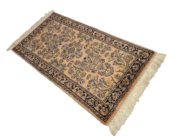 Perserteppich Orientteppich Handgeknüpfter Teppich Indo Sarough 145x75cm