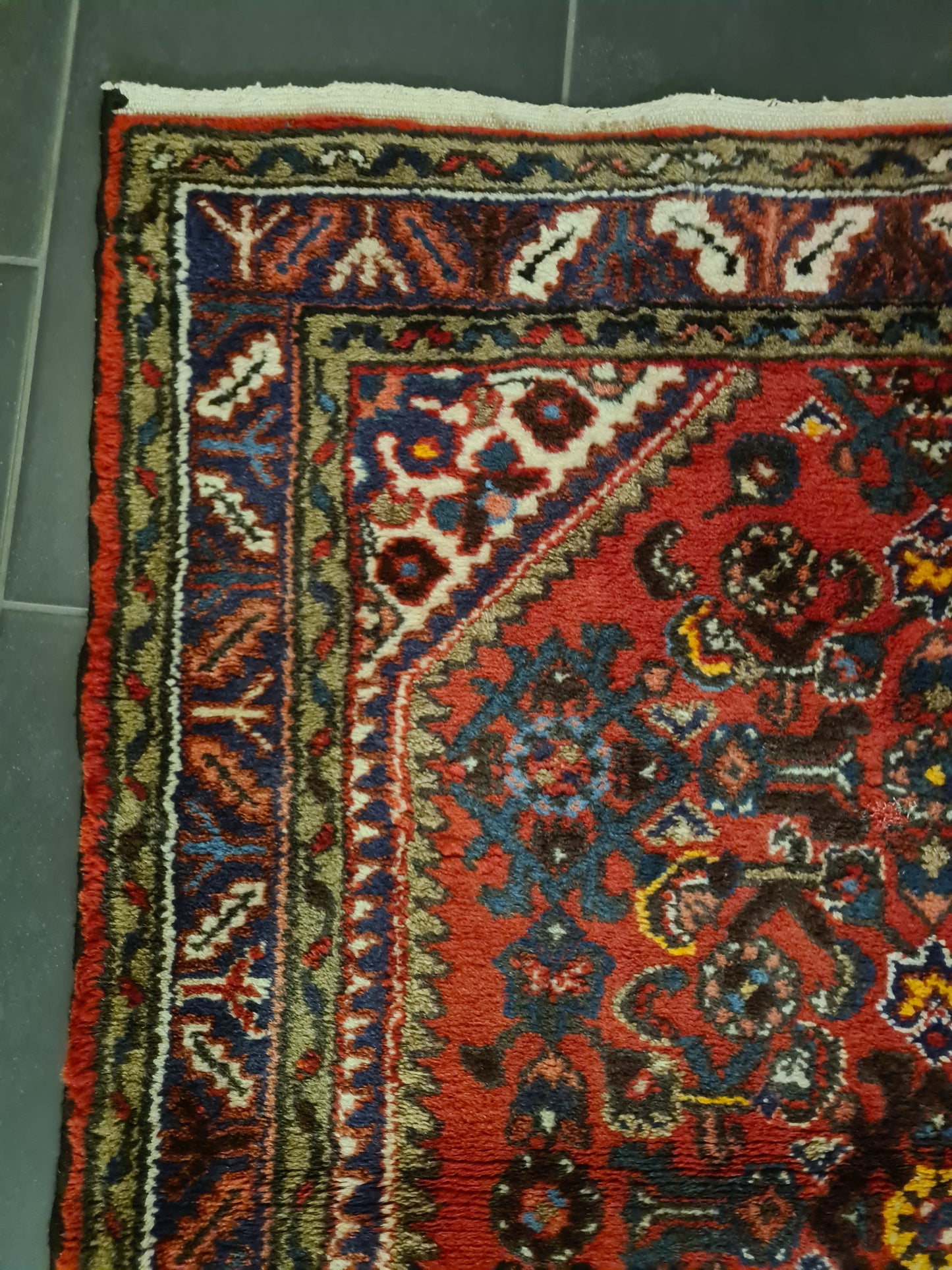 Perserteppich Orientteppich Handgeknüpfter Teppich Malaya antik 306x102cm