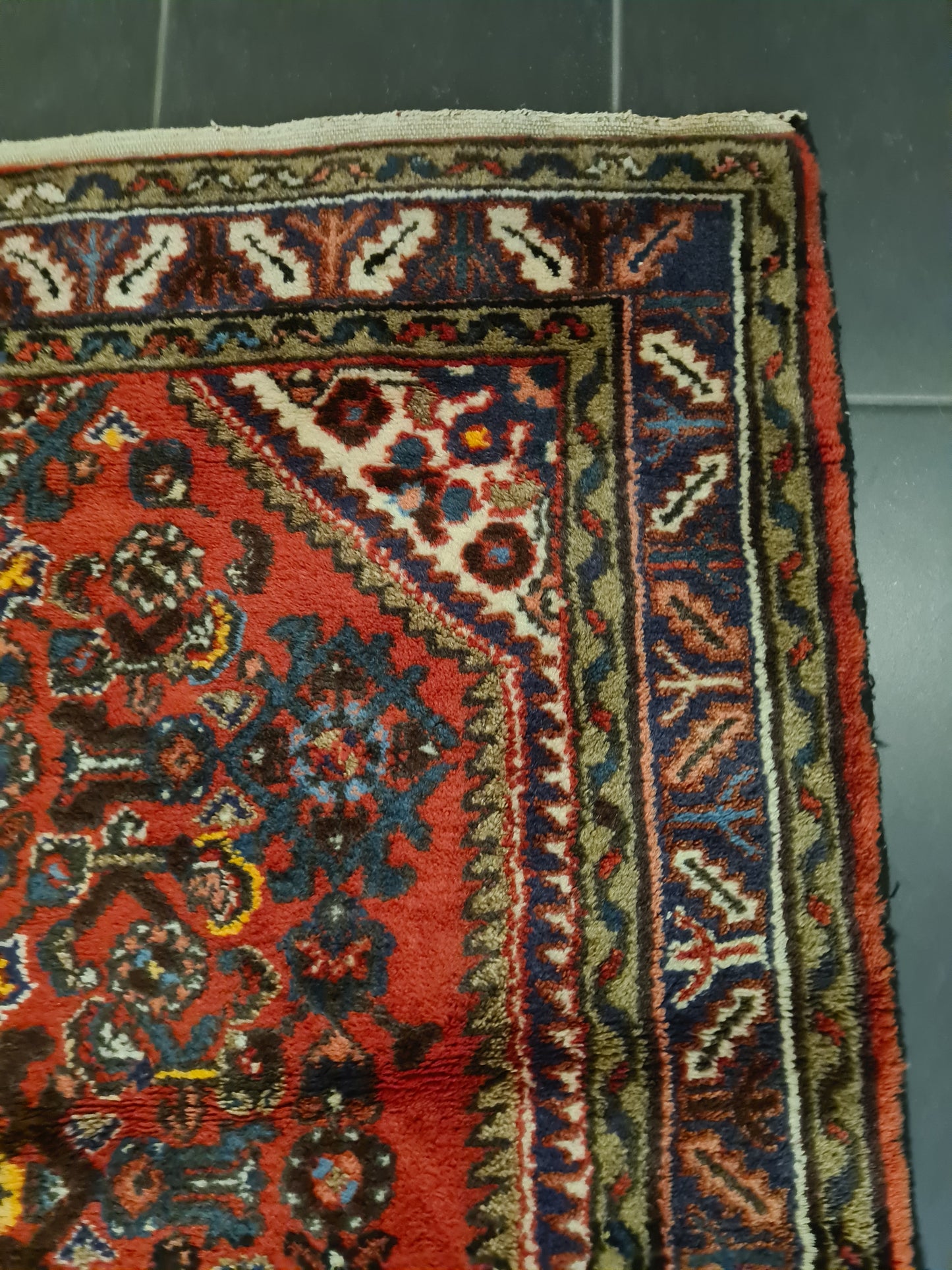 Perserteppich Orientteppich Handgeknüpfter Teppich Malaya antik 306x102cm