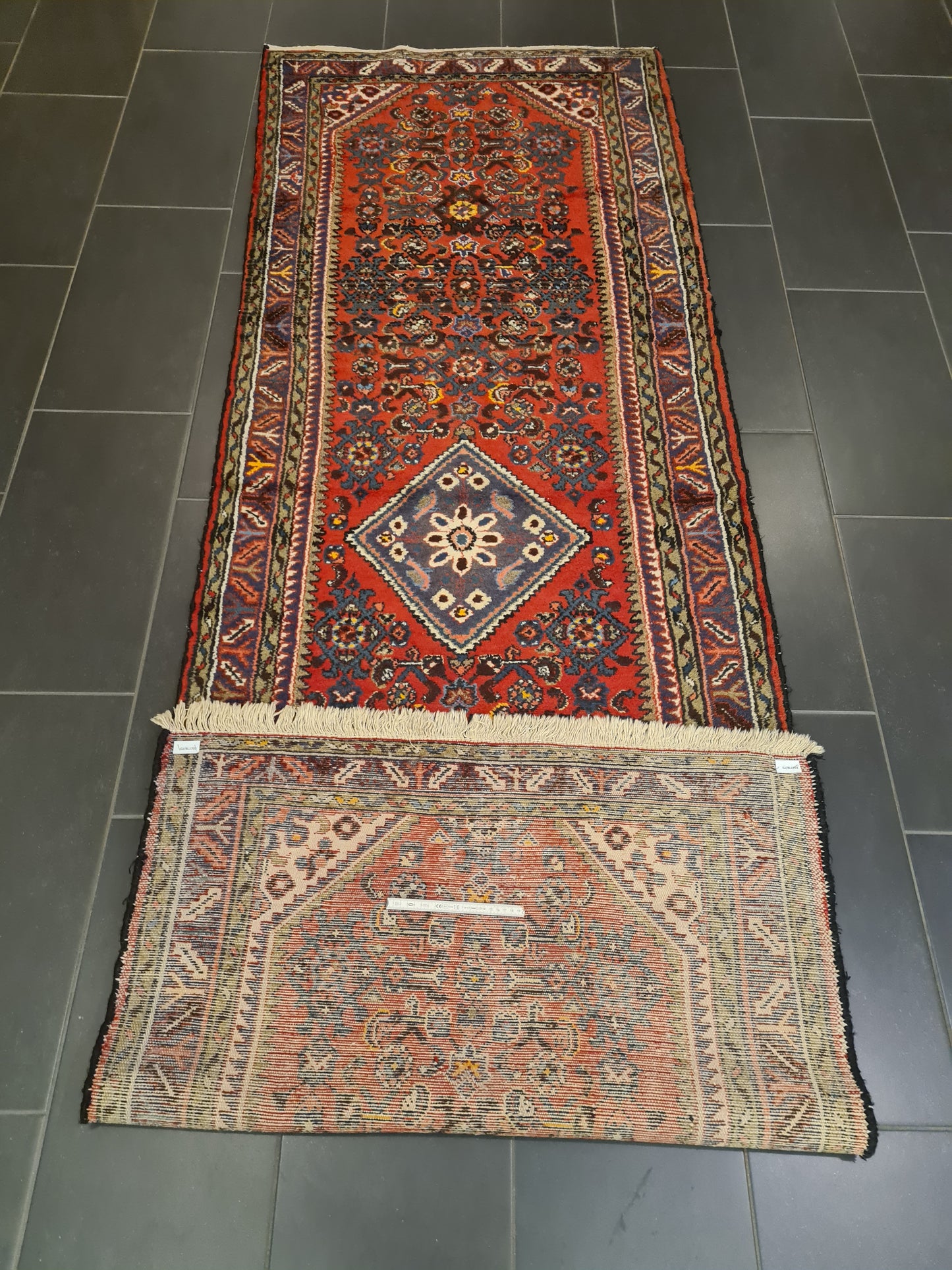 Perserteppich Orientteppich Handgeknüpfter Teppich Malaya antik 306x102cm