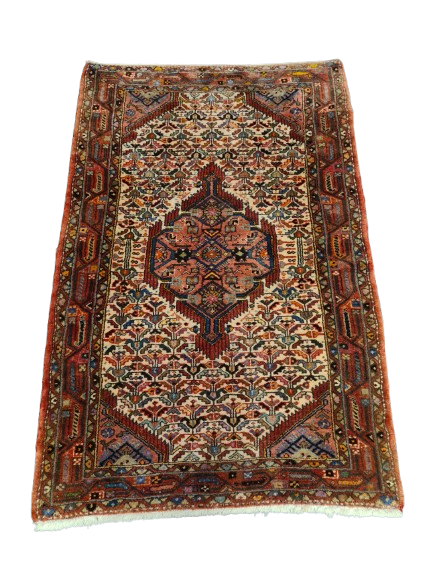 Perserteppich Orientteppich Handgeknüpfter Teppich Malaya antik 154x102cm