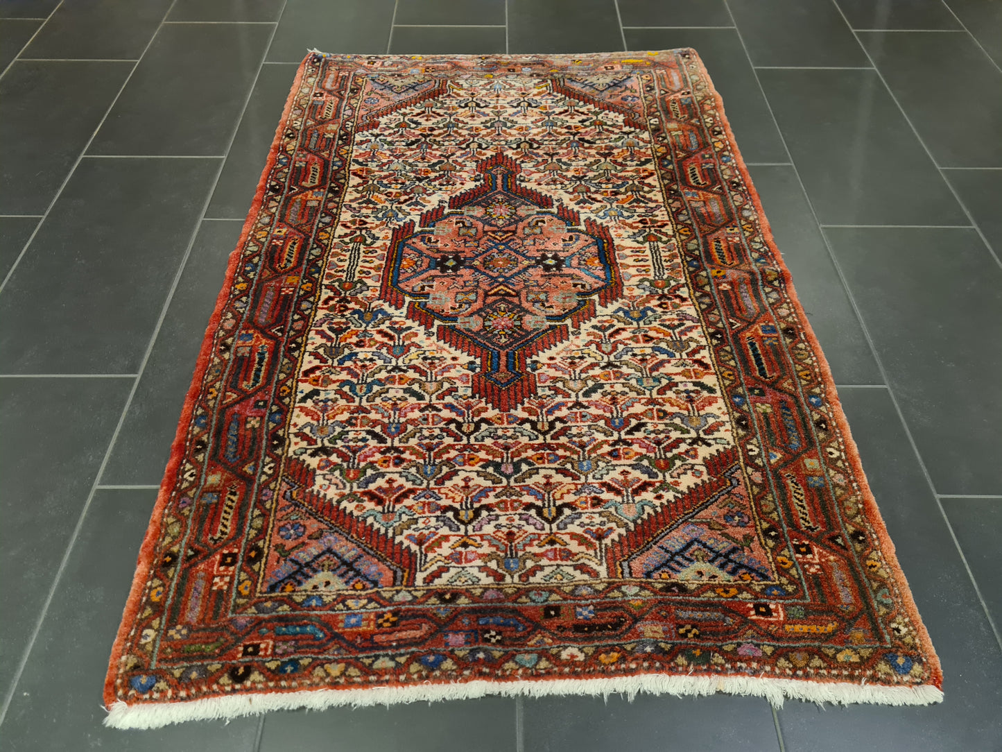 Perserteppich Orientteppich Handgeknüpfter Teppich Malaya antik 154x102cm