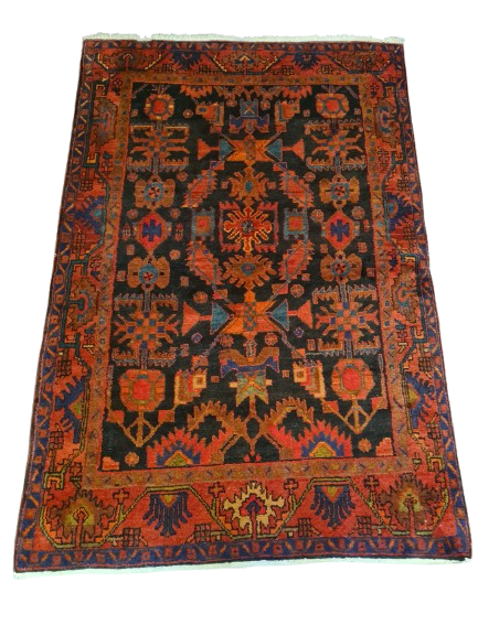 Perserteppich Orientteppich Handgeknüpfter Teppich Malaya antik 206x138cm