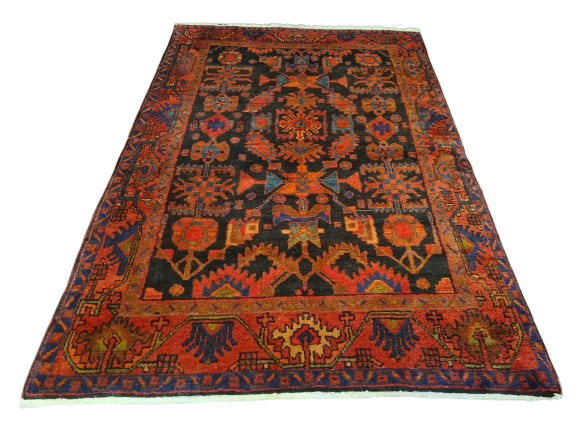 Perserteppich Orientteppich Handgeknüpfter Teppich Malaya antik 206x138cm