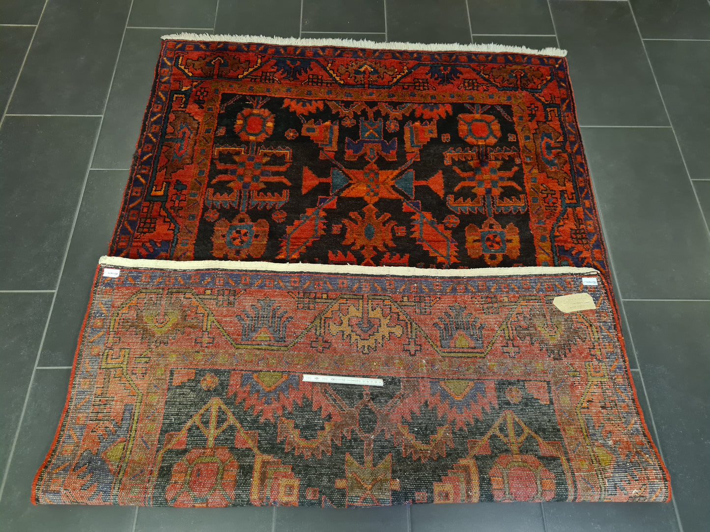 Perserteppich Orientteppich Handgeknüpfter Teppich Malaya antik 206x138cm