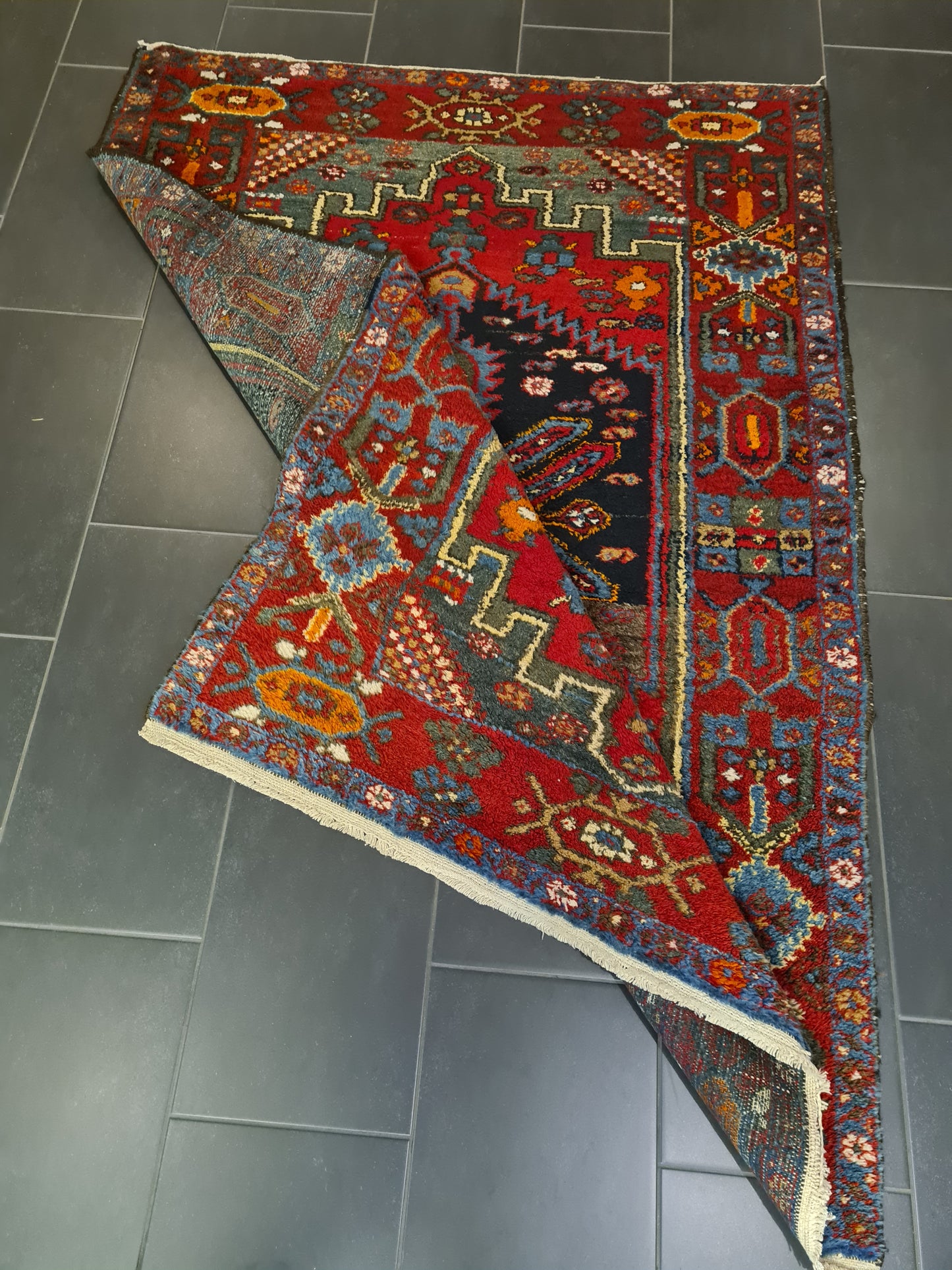 Perserteppich Orientteppich Handgeknüpfter Teppich Malaya antik 194x142cm