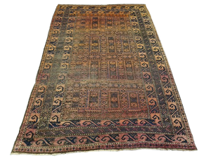 Perserteppich Orientteppich Handgeknüpfter Hadjlu Belutsch 267x169cm