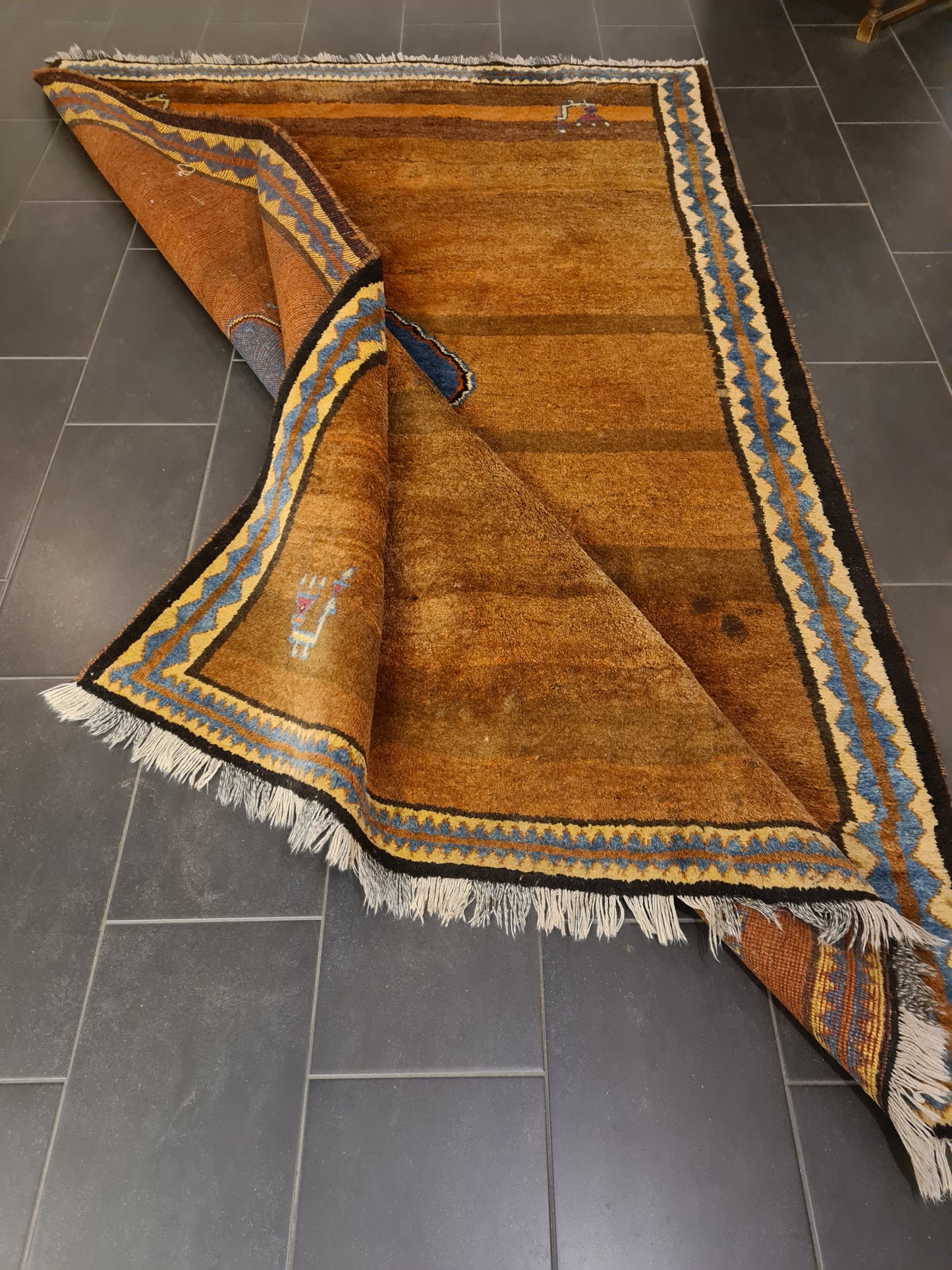 Perserteppich Orientteppich Handgeknüpfter Teppich Gabbeh 280x191cm