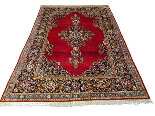 Perserteppich Orientteppich Handgeknüpfter Teppich Keshan Royal 326x233cm