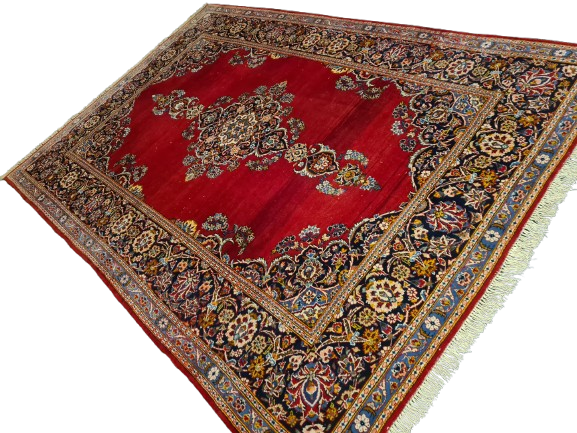 Perserteppich Orientteppich Handgeknüpfter Teppich Keshan Royal 326x233cm