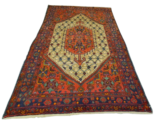 Perserteppich Orientteppich Handgeknüpfter Teppich Malaya antik 226x130cm