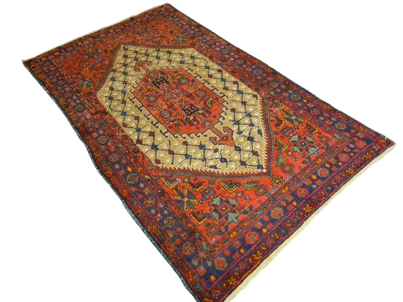 Perserteppich Orientteppich Handgeknüpfter Teppich Malaya antik 226x130cm