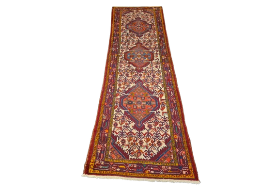 Perserteppich Orientteppich Handgeknüpfter Teppich Malaya antik 282x82cm