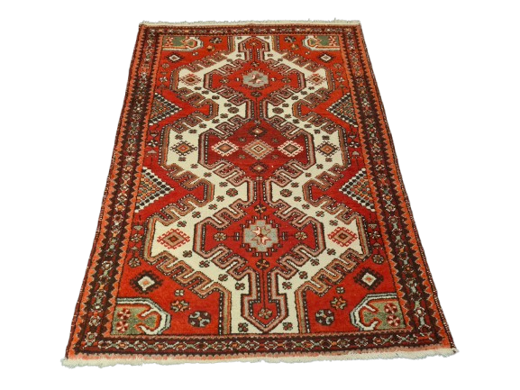 Perserteppich Orientteppich Handgeknüpfter Teppich Malaya antik 152x109cm