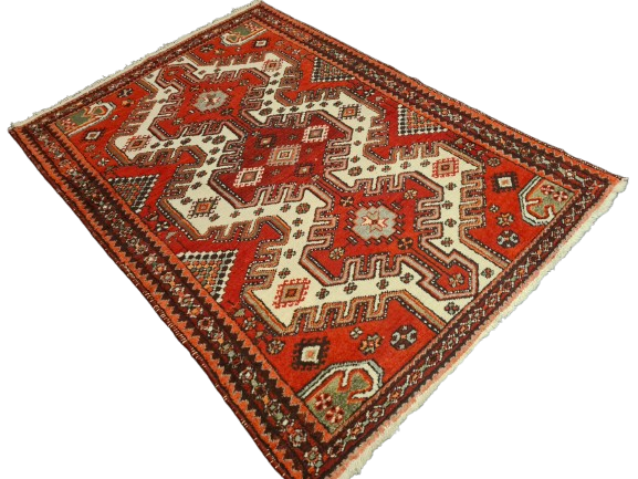 Perserteppich Orientteppich Handgeknüpfter Teppich Malaya antik 152x109cm