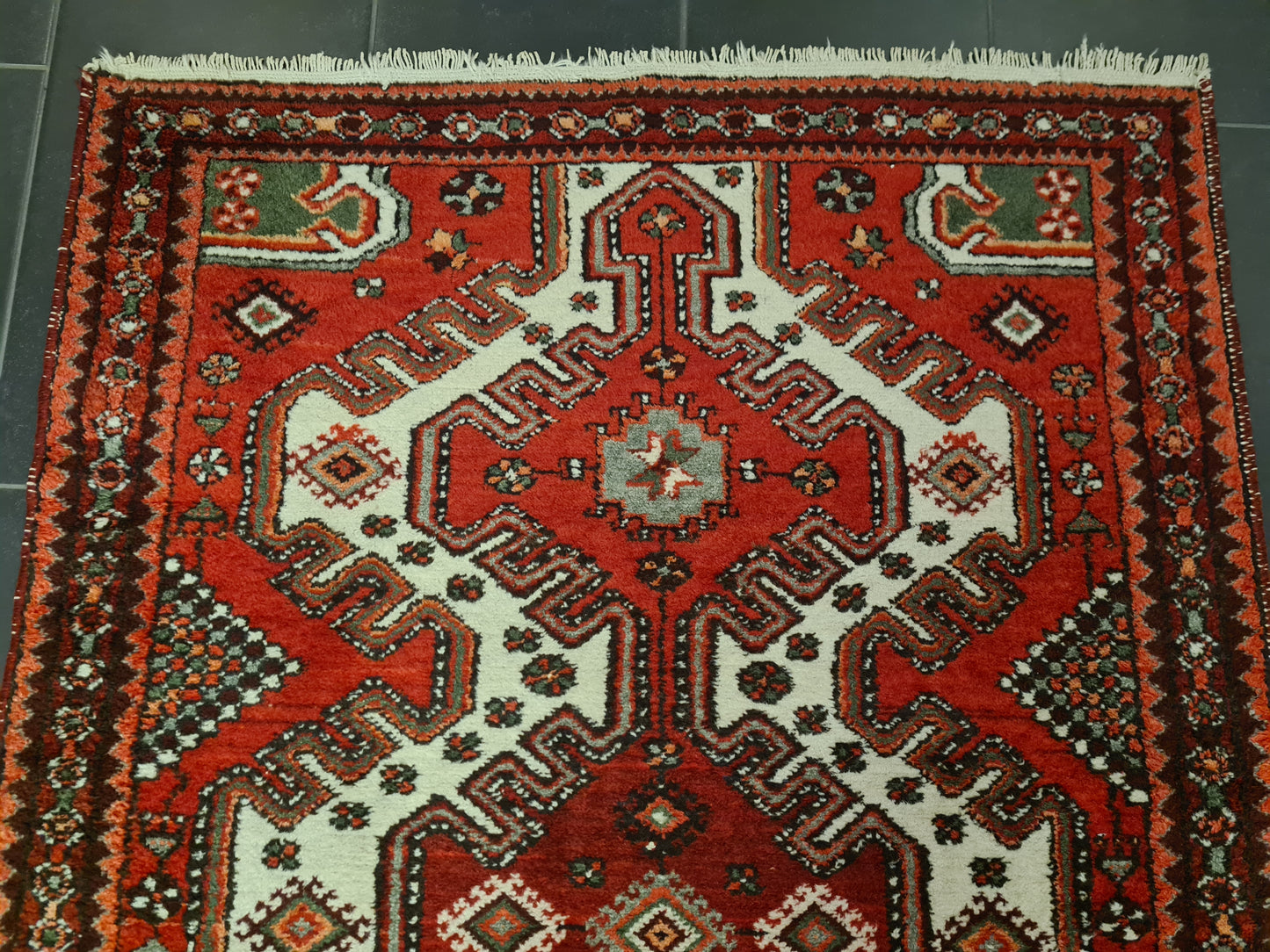 Perserteppich Orientteppich Handgeknüpfter Teppich Malaya antik 152x109cm