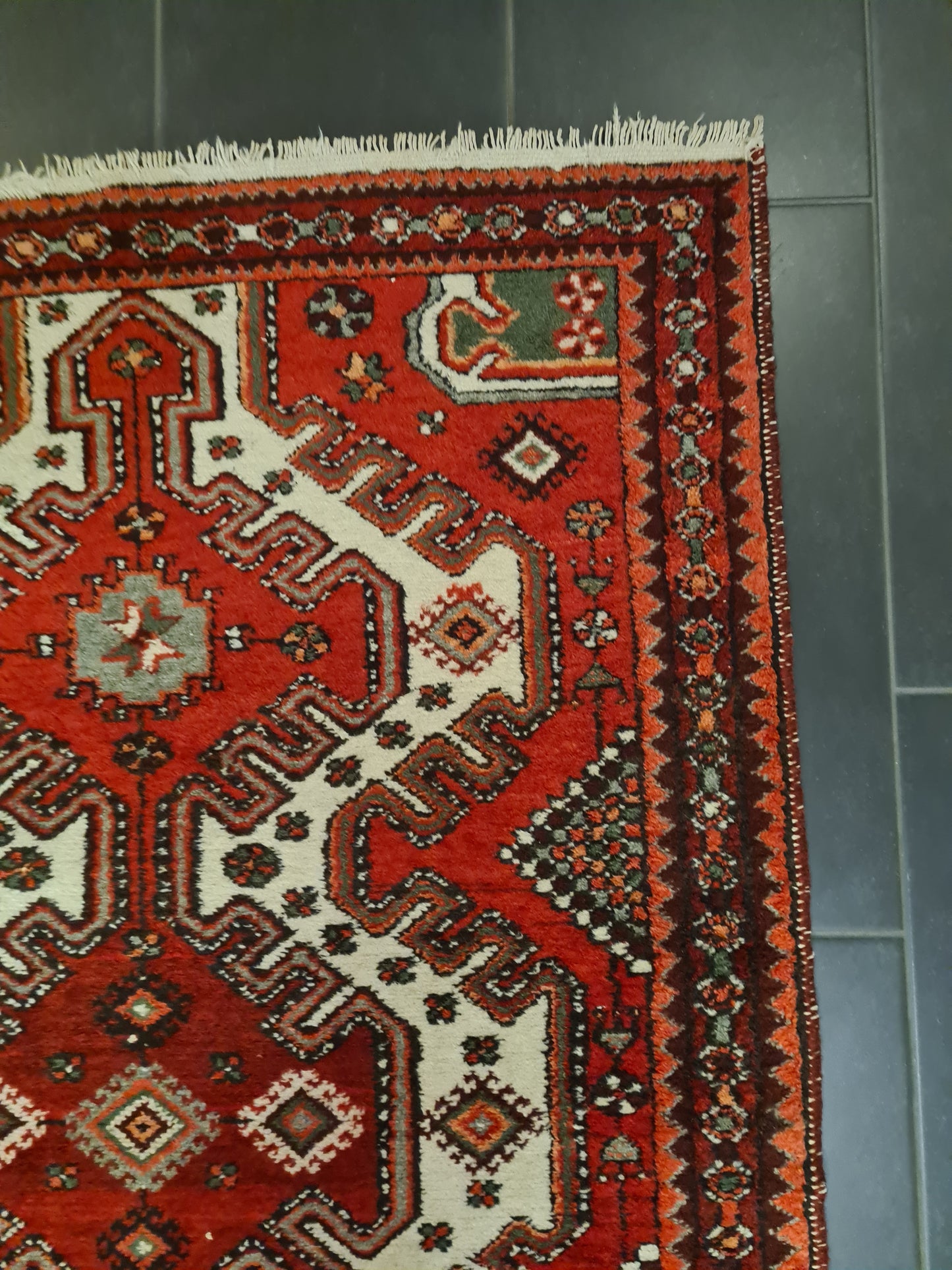 Perserteppich Orientteppich Handgeknüpfter Teppich Malaya antik 152x109cm