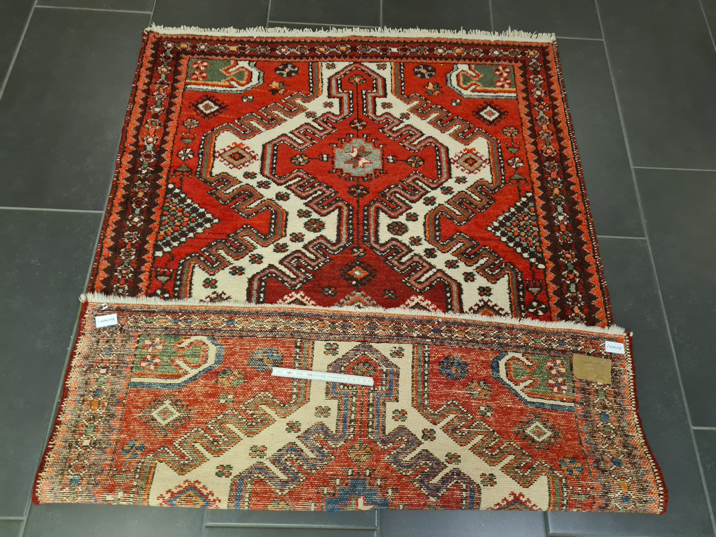 Perserteppich Orientteppich Handgeknüpfter Teppich Malaya antik 152x109cm