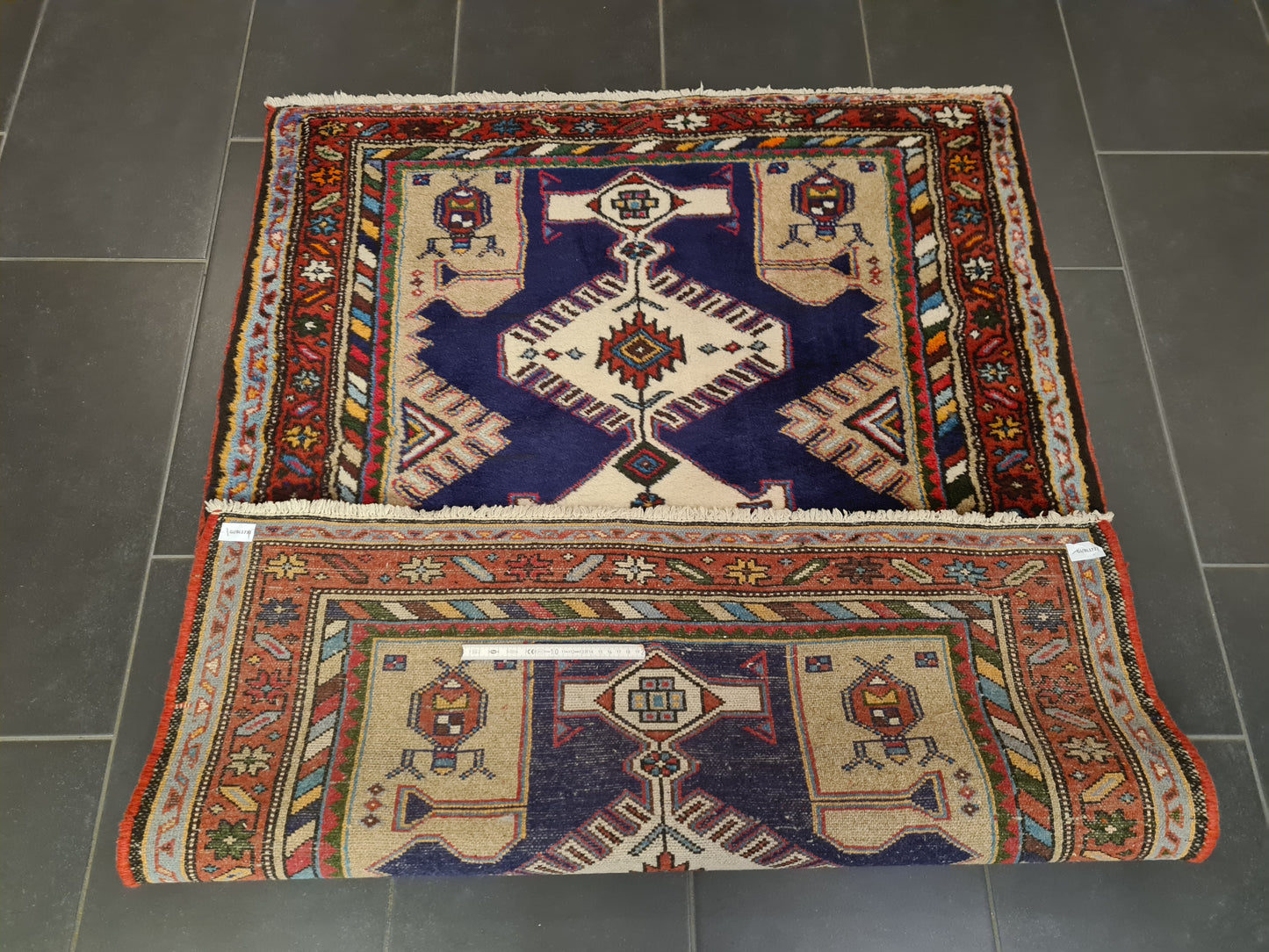 Perserteppich Orientteppich Handgeknüpfter Teppich Malaya antik 144x105cm