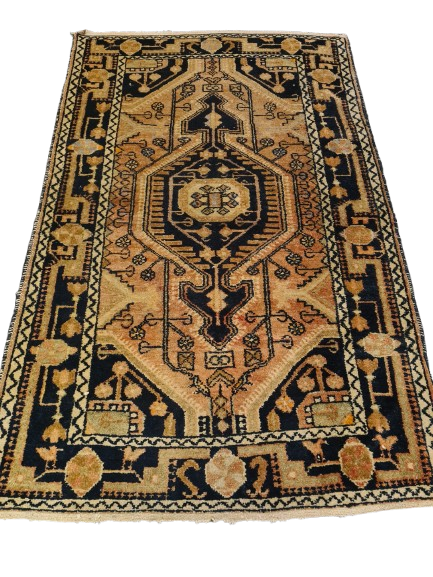 Perserteppich Orientteppich Handgeknüpfter Teppich Malaya antik 154x100cm