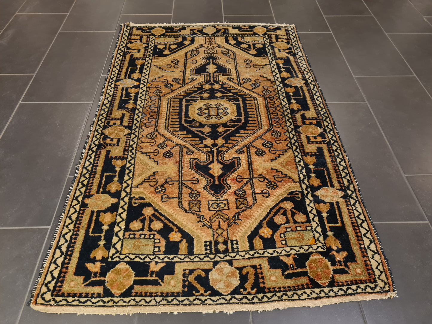 Perserteppich Orientteppich Handgeknüpfter Teppich Malaya antik 154x100cm