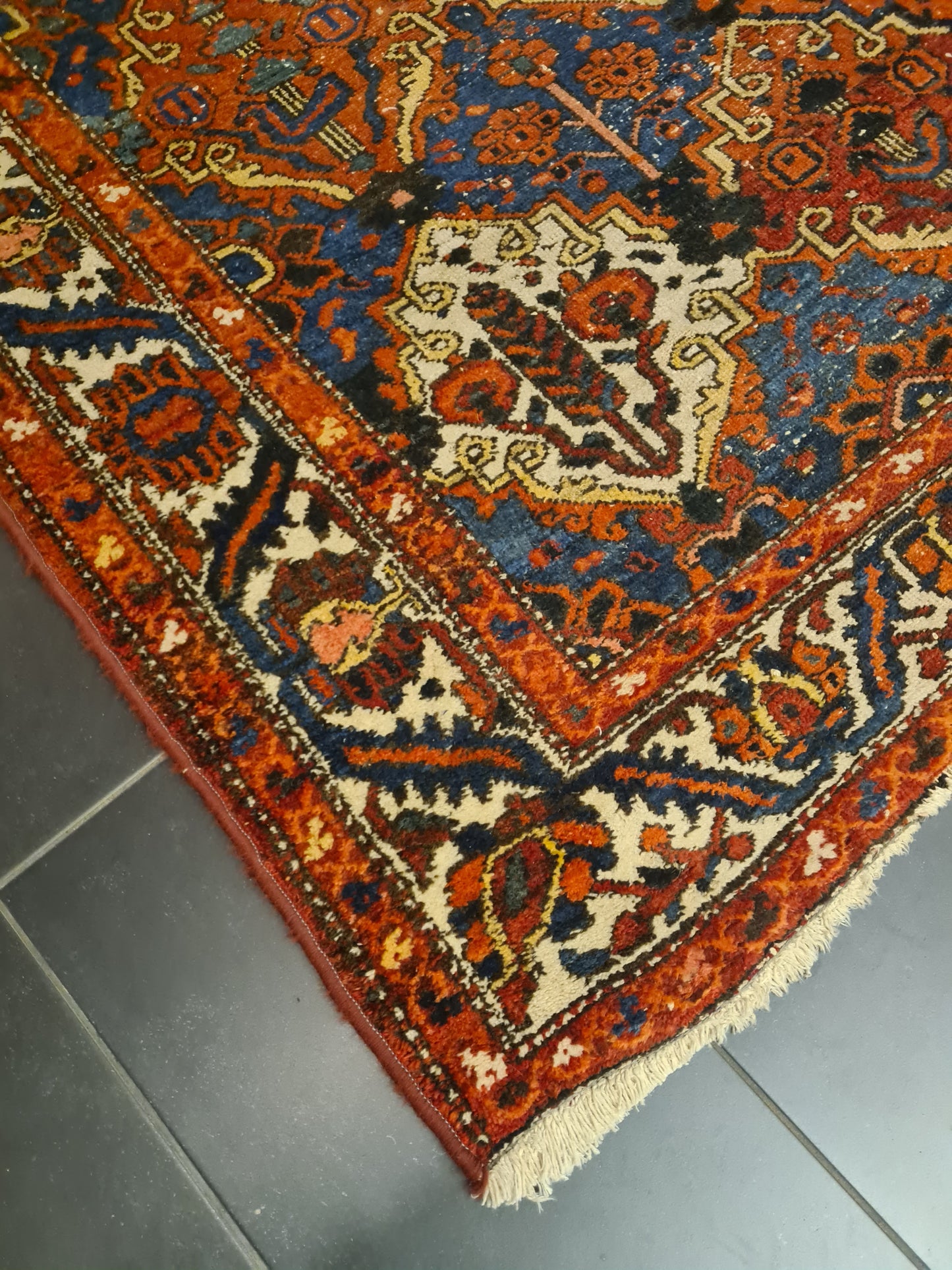 Perserteppich Orientteppich Handgeknüpfter Antiker Teppich Bachtiar 288x169cm