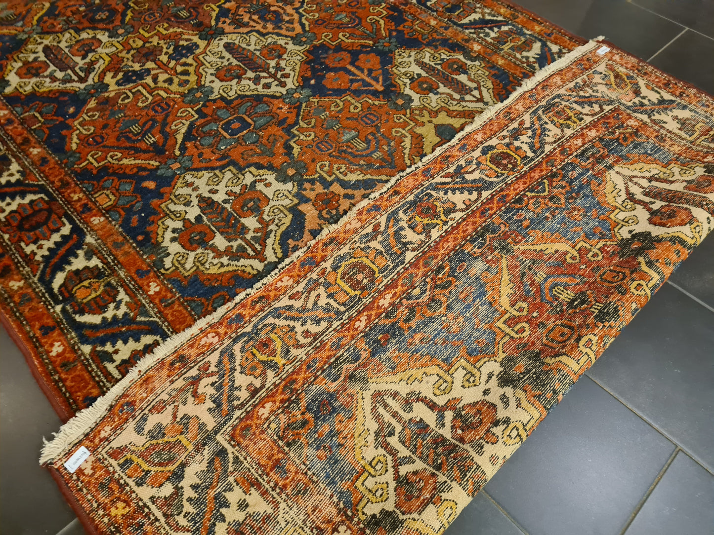 Perserteppich Orientteppich Handgeknüpfter Antiker Teppich Bachtiar 288x169cm