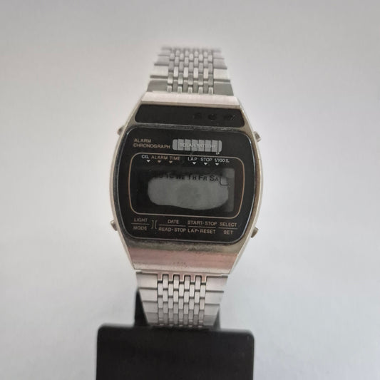 Retro Timelon Herrenarmbanduhr – Digitales Design mit Solar-Funktion