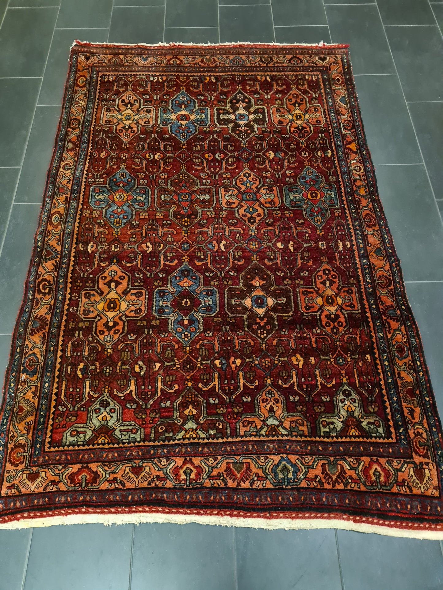 Perserteppich Orientteppich Handgeknüpfter Teppich Bidjar 230x150cm