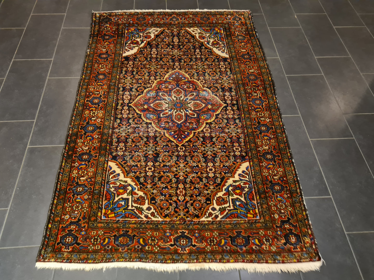 Perserteppich Orientteppich Handgeknüpfter Teppich Bachtiar 220x145cm