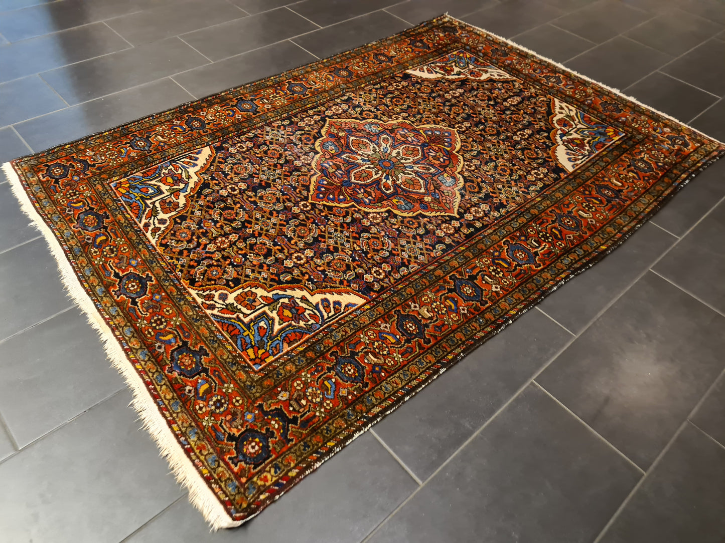 Perserteppich Orientteppich Handgeknüpfter Teppich Bachtiar 220x145cm