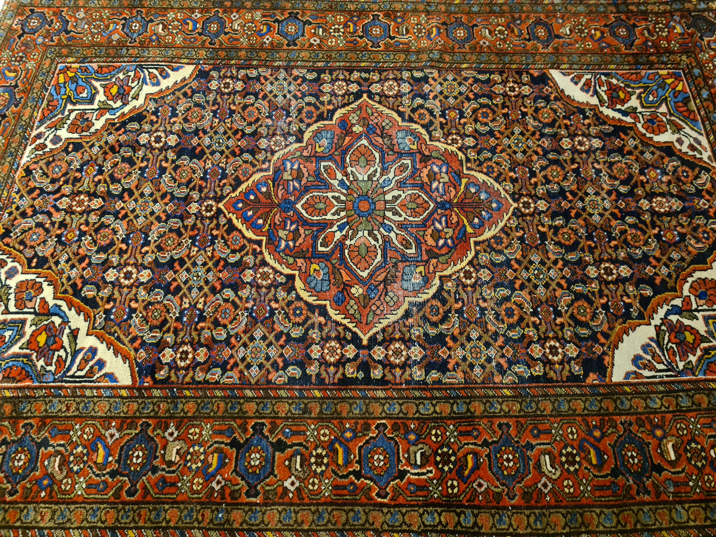 Perserteppich Orientteppich Handgeknüpfter Teppich Bachtiar 220x145cm