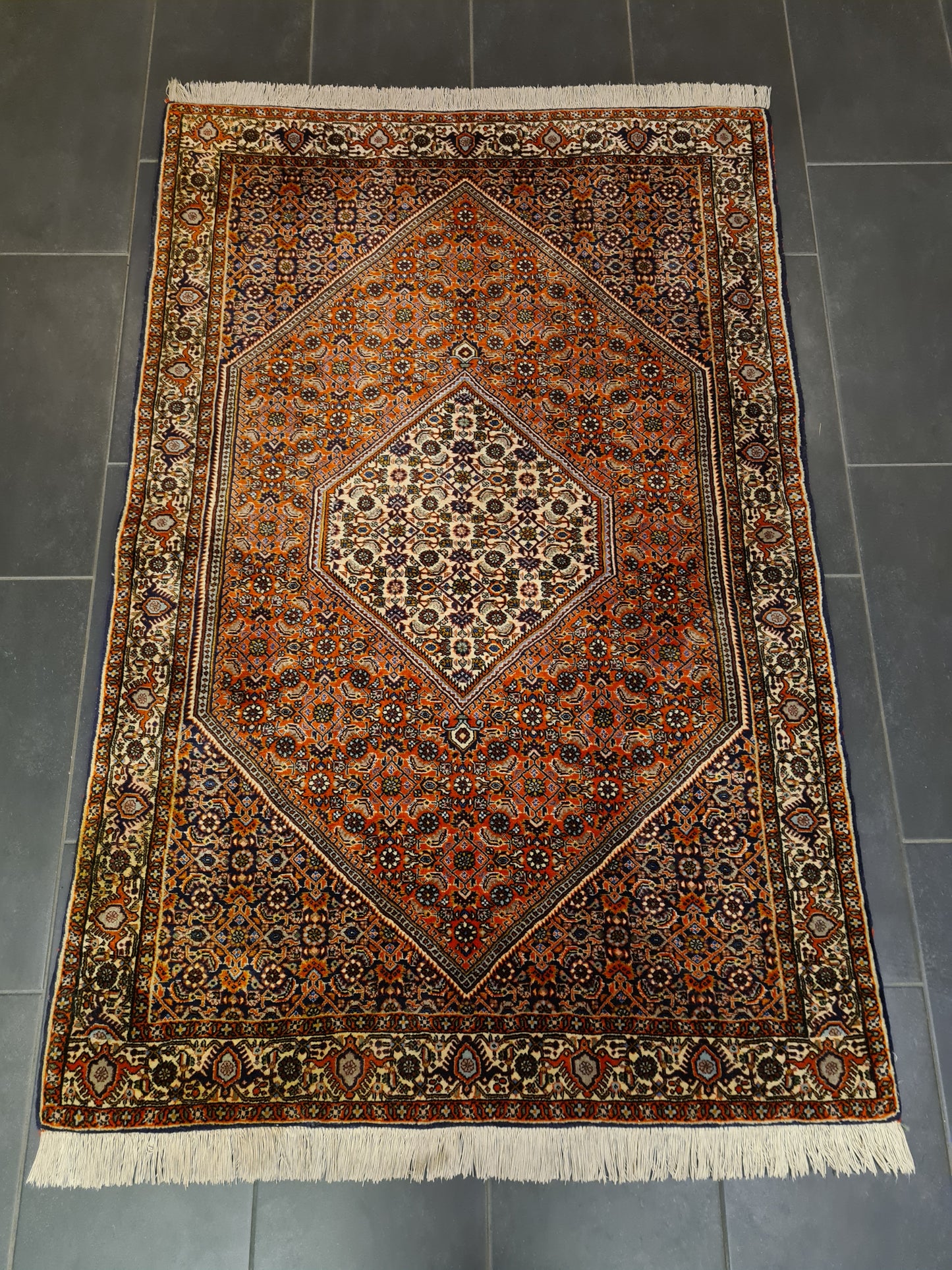 Perserteppich Orientteppich Handgeknüpfter Teppich Feiner Bidjar 170x110cm