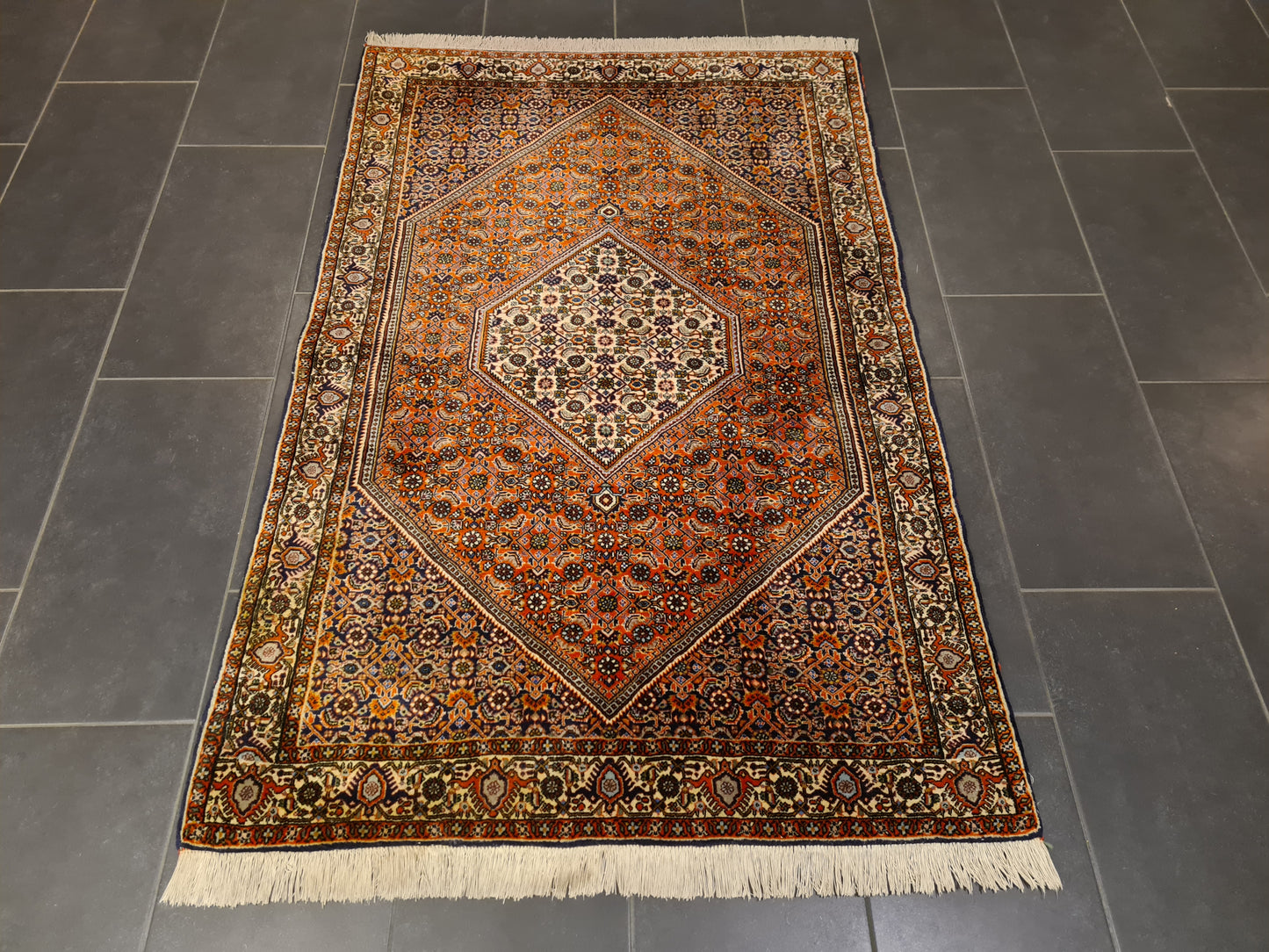 Perserteppich Orientteppich Handgeknüpfter Teppich Feiner Bidjar 170x110cm