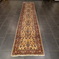 Perserteppich Orientteppich Handgeknüpfter Teppich Isfahan Läufer Seide 400x80cm