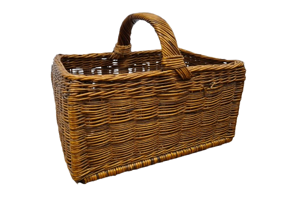 Bauernstil Rattan Korb Weidenkorb geflochten