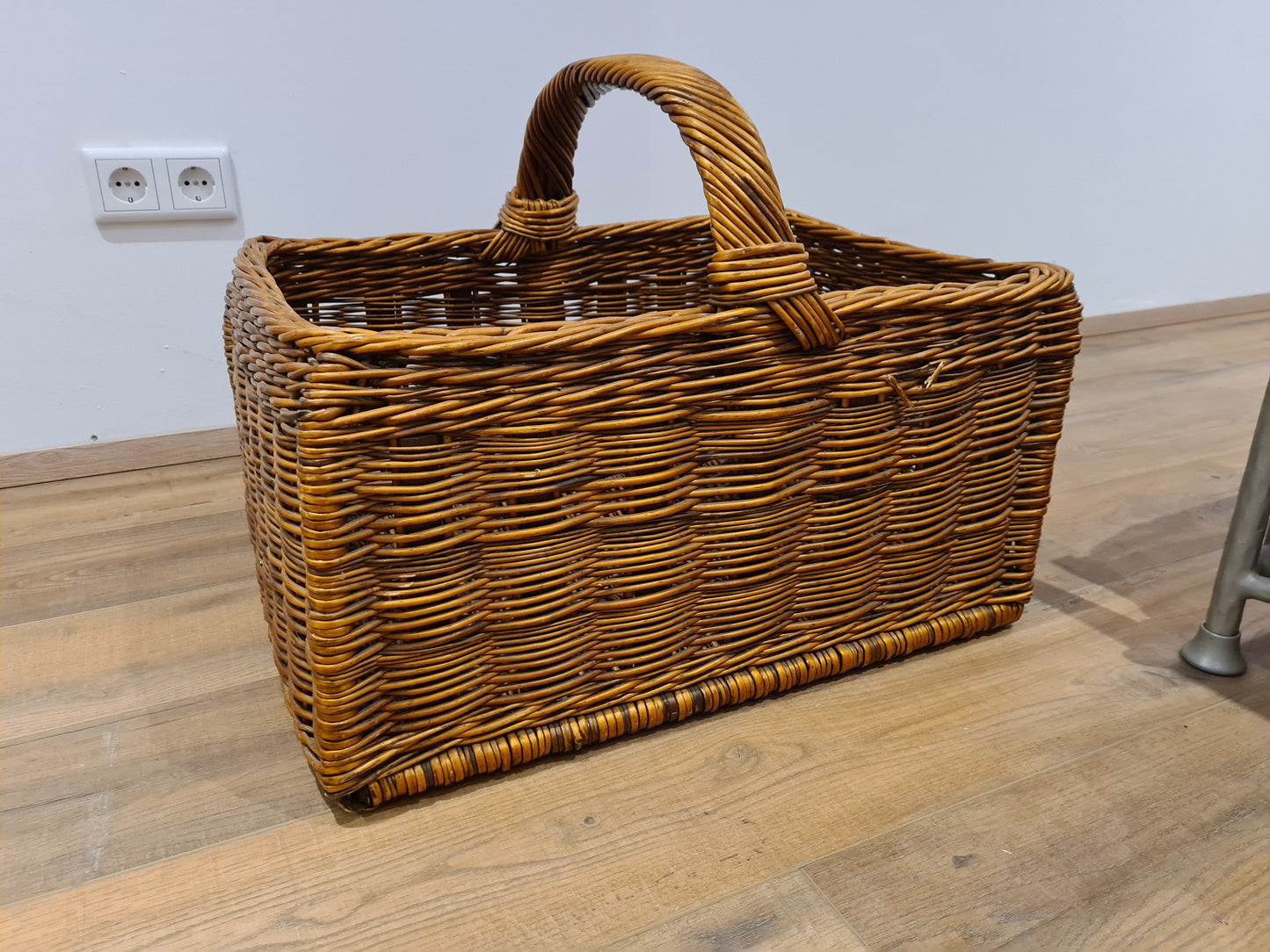 Bauernstil Rattan Korb Weidenkorb geflochten