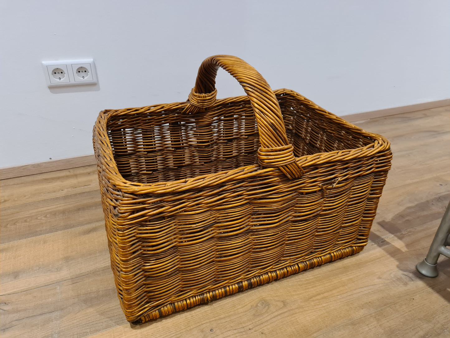 Bauernstil Rattan Korb Weidenkorb geflochten