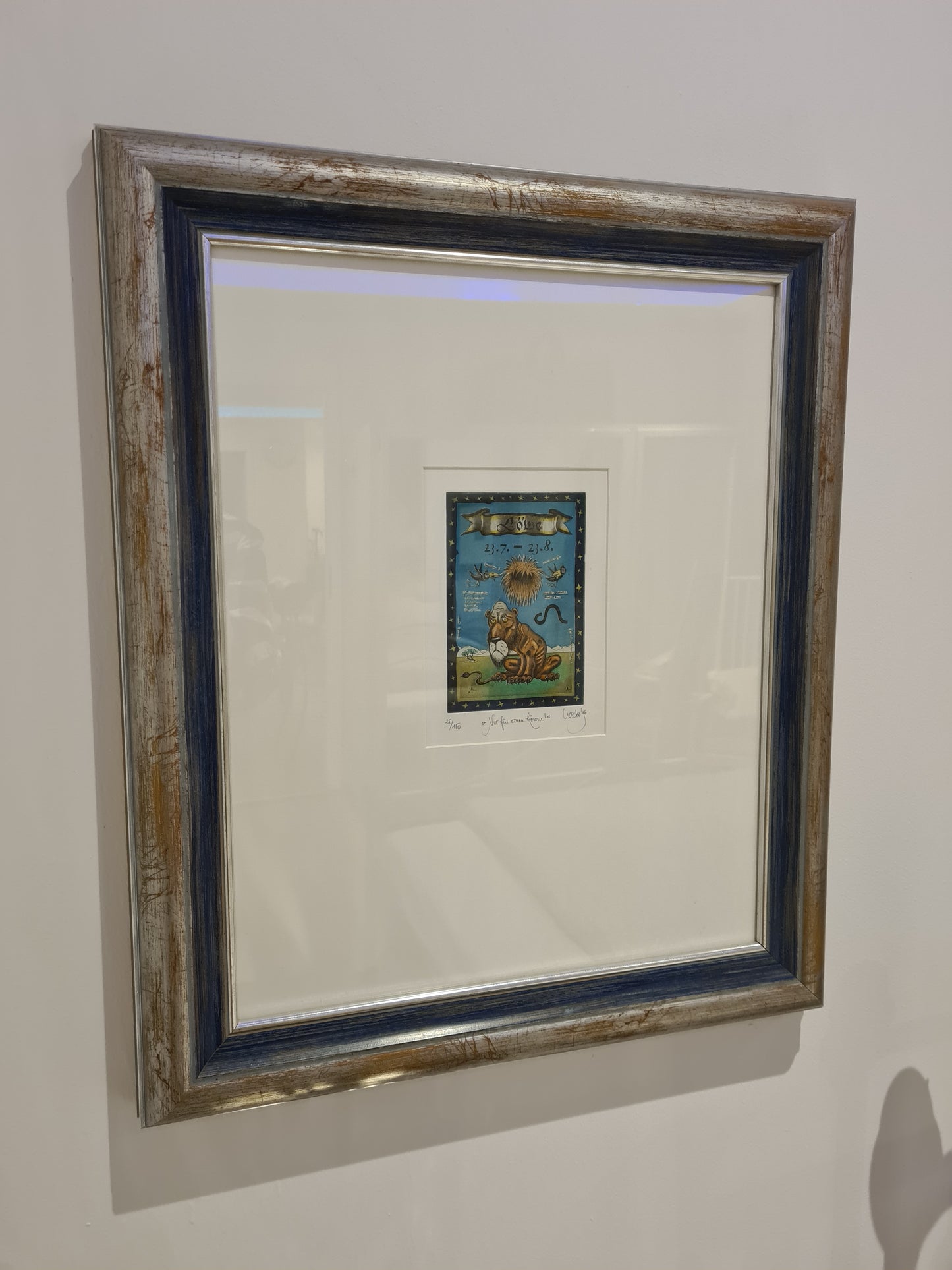 Original Grafik – Rainer Hercks: „Löwe“ aus der Serie Sternzeichen