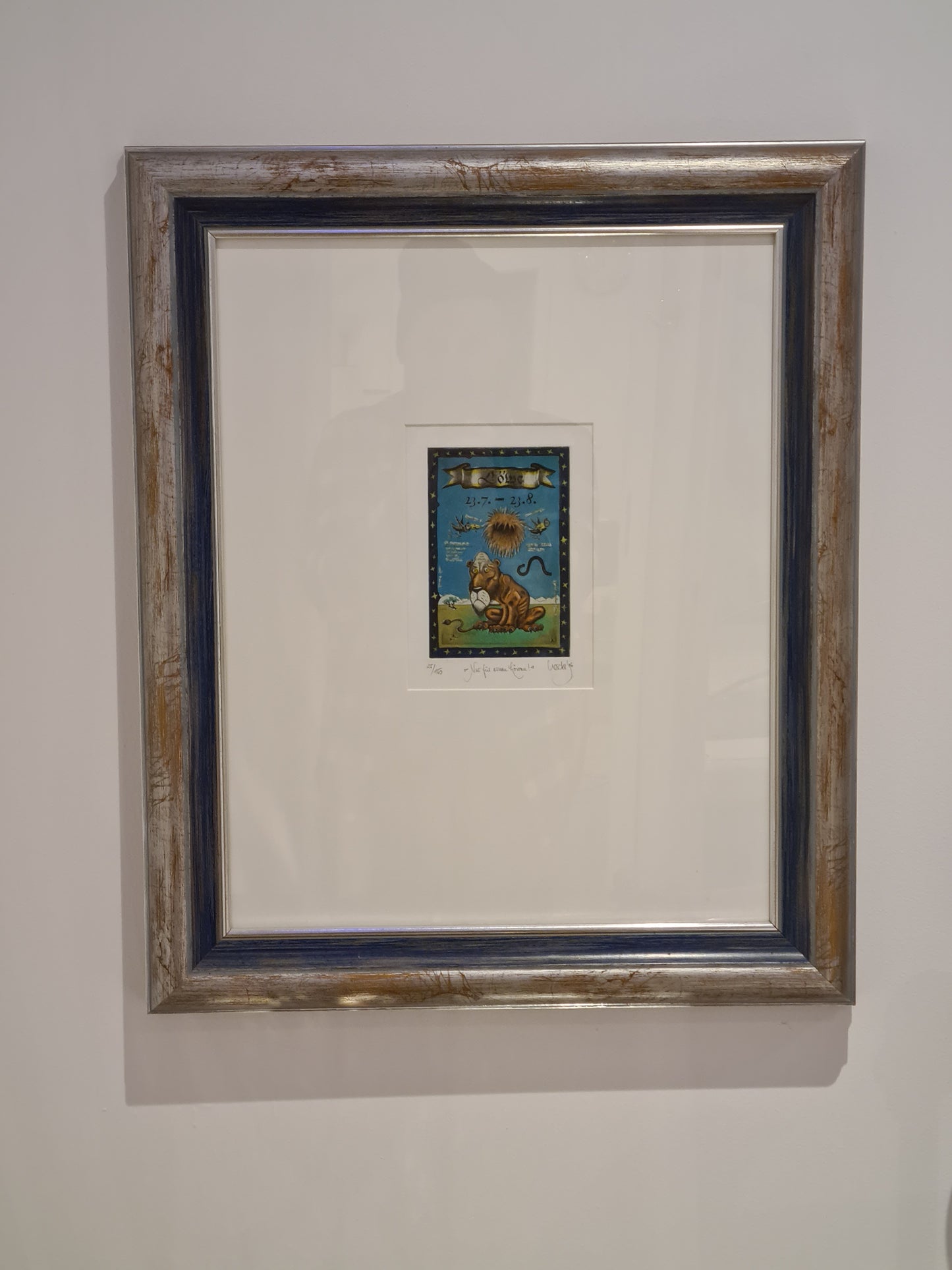 Original Grafik – Rainer Hercks: „Löwe“ aus der Serie Sternzeichen