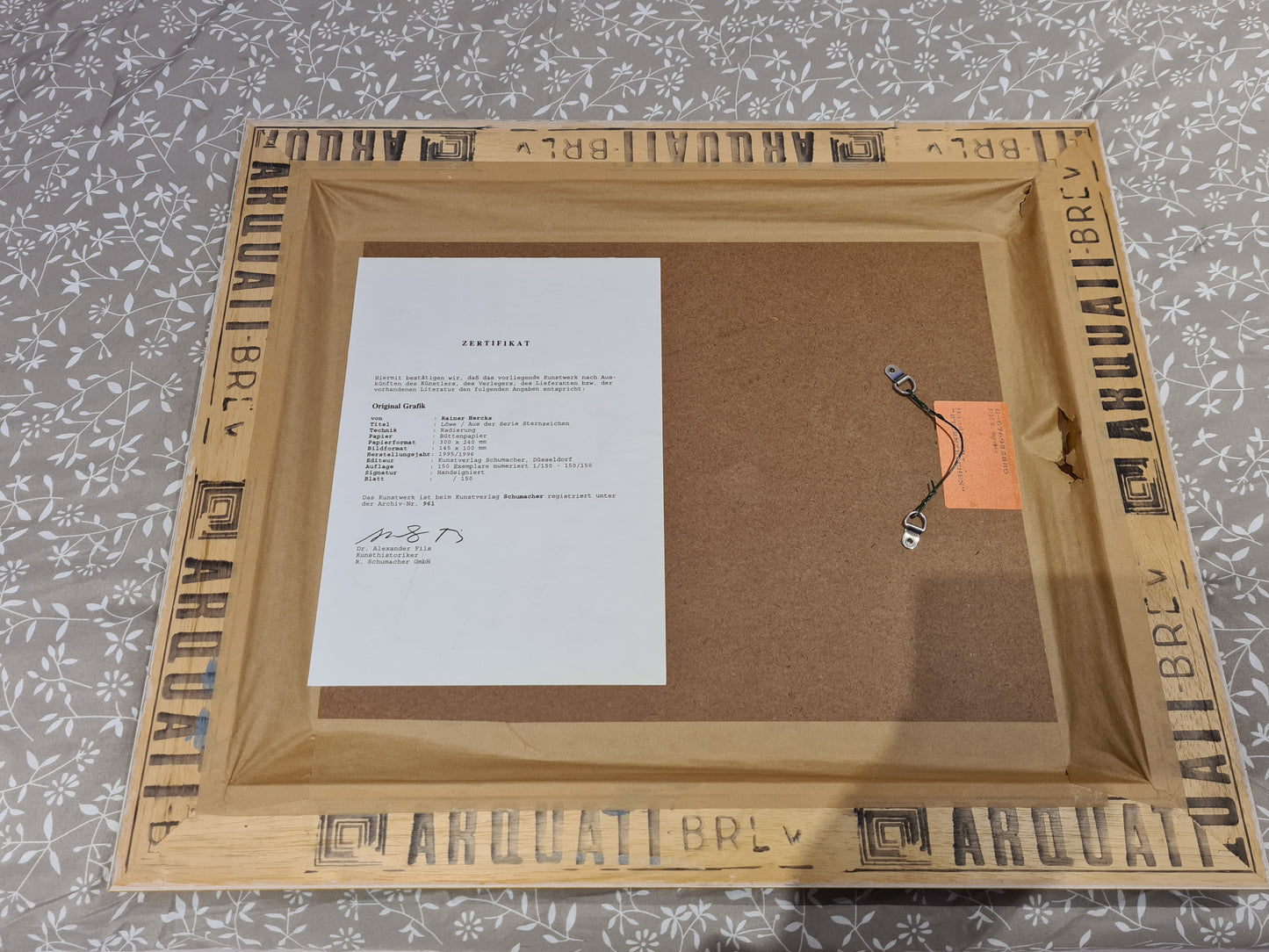 Original Grafik – Rainer Hercks: „Löwe“ aus der Serie Sternzeichen