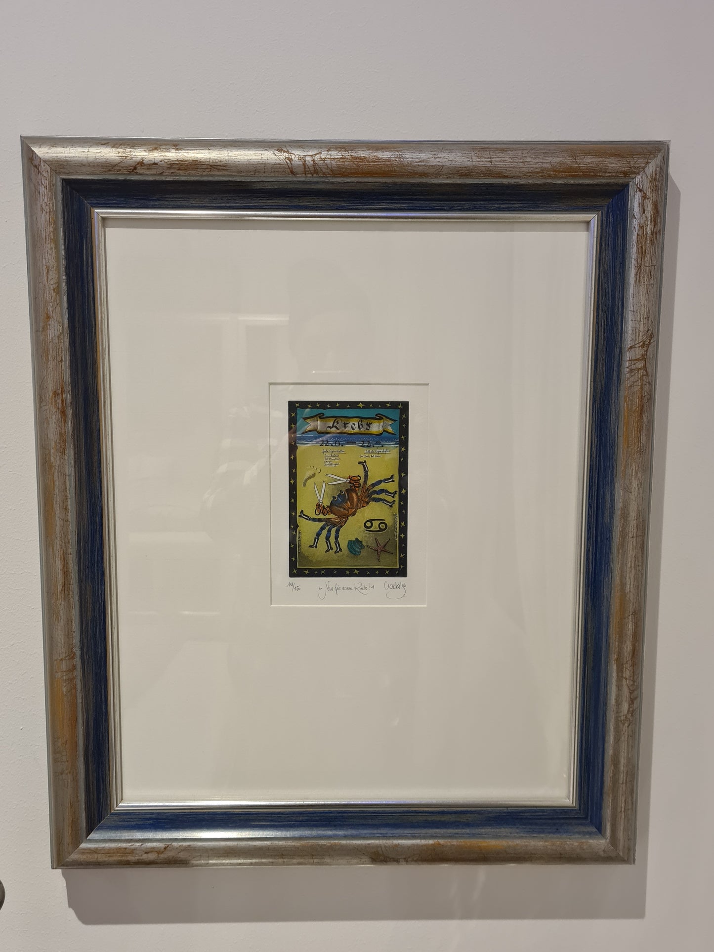 Original Grafik – Rainer Hercks: „Krebs“ aus der Serie Sternzeichen