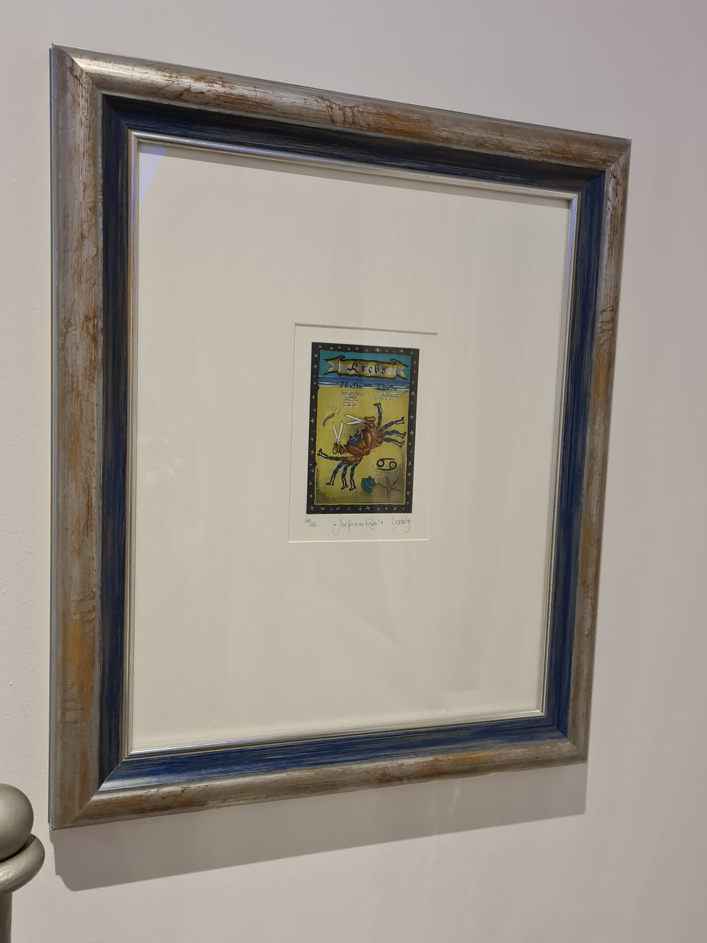 Original Grafik – Rainer Hercks: „Krebs“ aus der Serie Sternzeichen