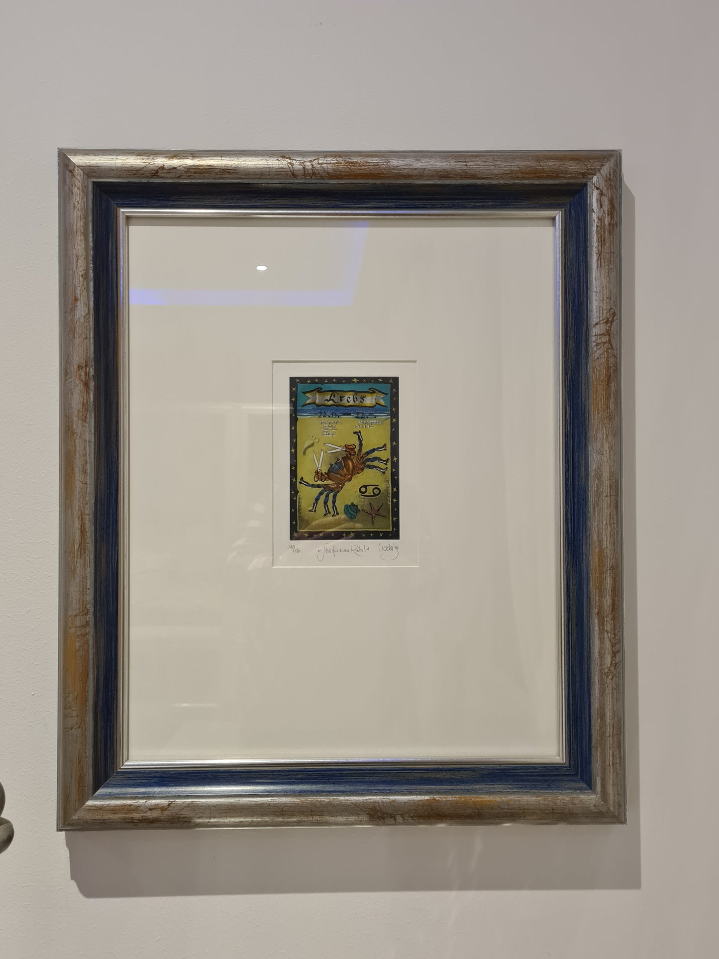 Original Grafik – Rainer Hercks: „Krebs“ aus der Serie Sternzeichen