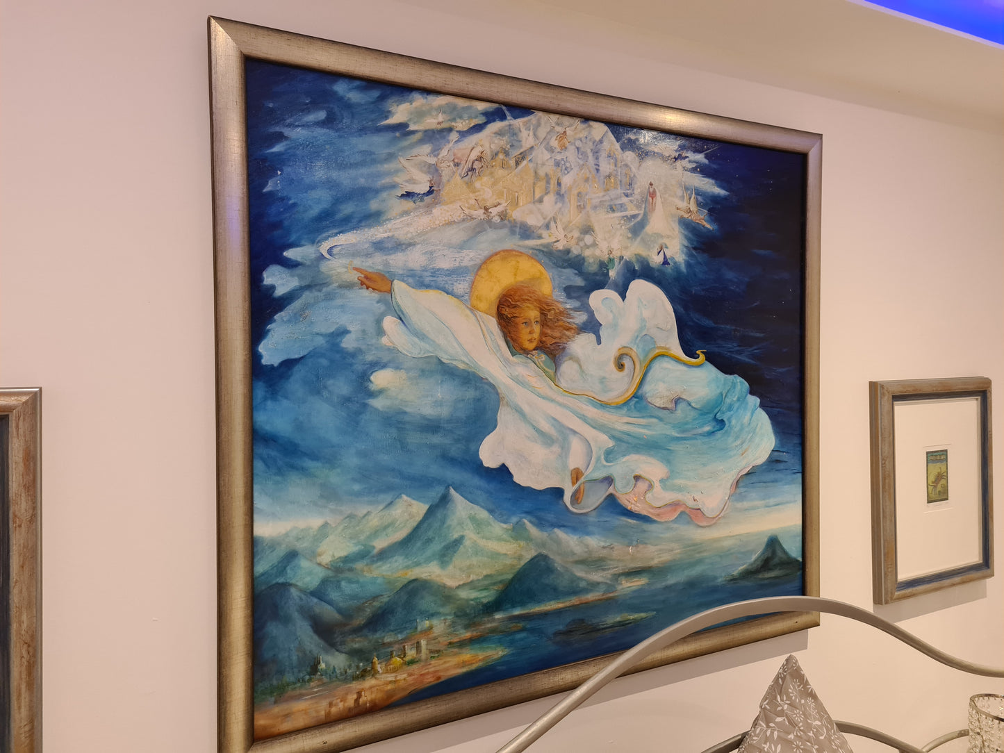 Öl-Gemälde auf Leinwand – Signiert & Datiert – Mit Holzrahmen