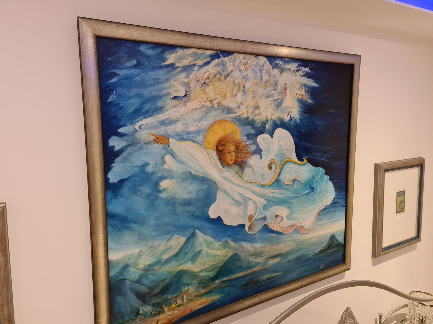 Öl-Gemälde auf Leinwand – Signiert & Datiert – Mit Holzrahmen