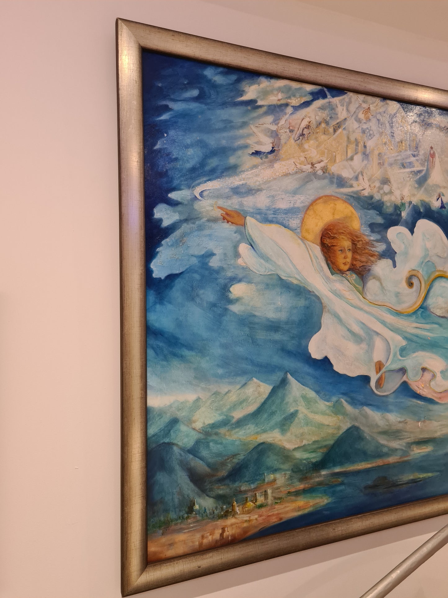 Öl-Gemälde auf Leinwand – Signiert & Datiert – Mit Holzrahmen