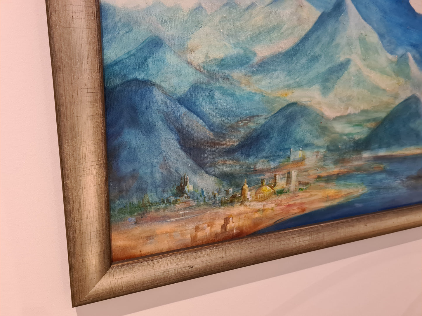 Öl-Gemälde auf Leinwand – Signiert & Datiert – Mit Holzrahmen